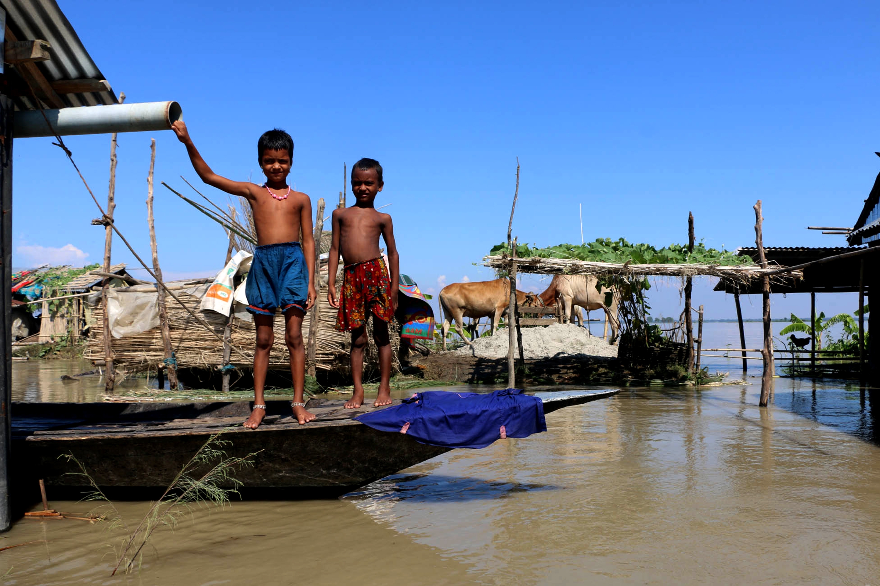 Flood Affected residents of Bogra District